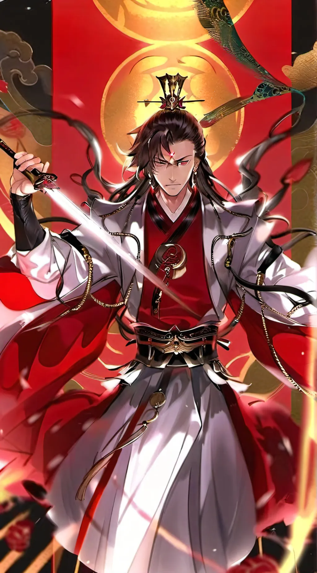 ai character: Yoriichi,kokushibo background