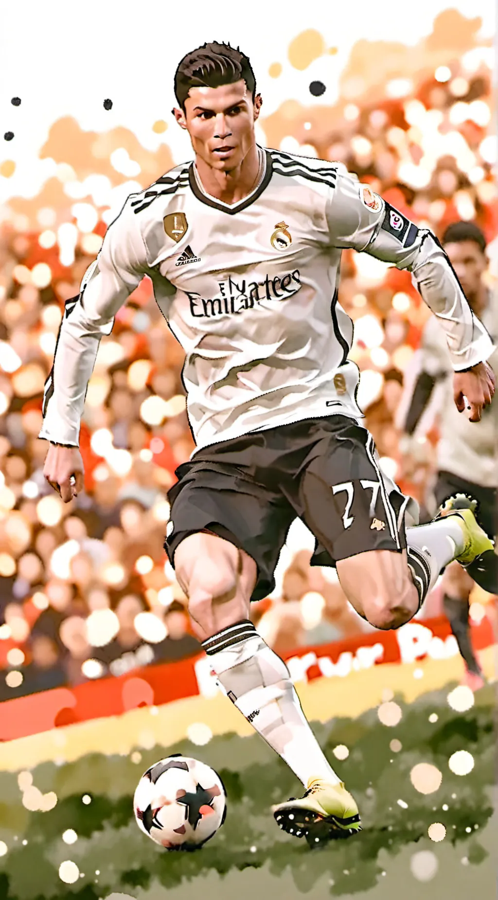 ai character: Cristiano Ronaldo background