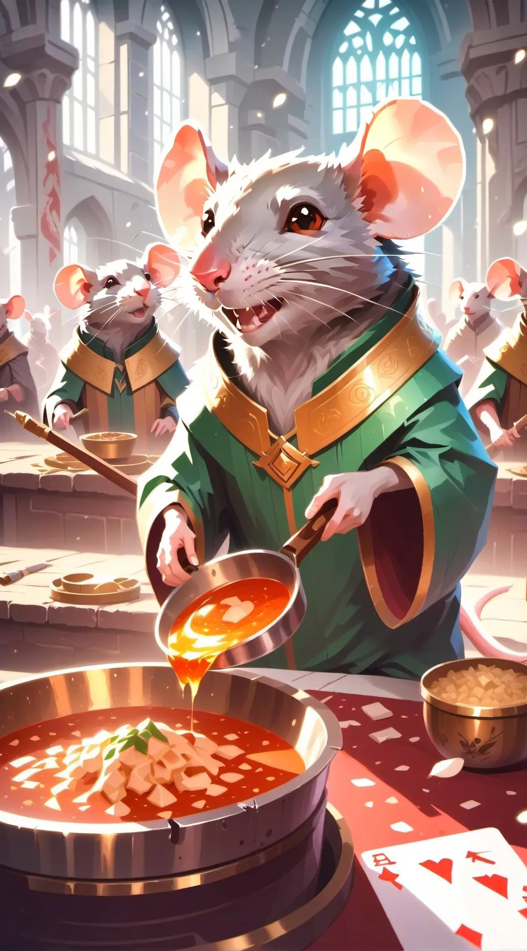ai character: Rat background