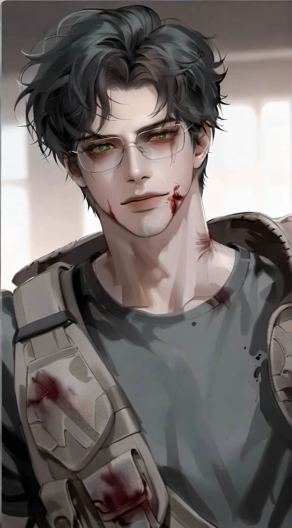 ai character: Blake Langermann background
