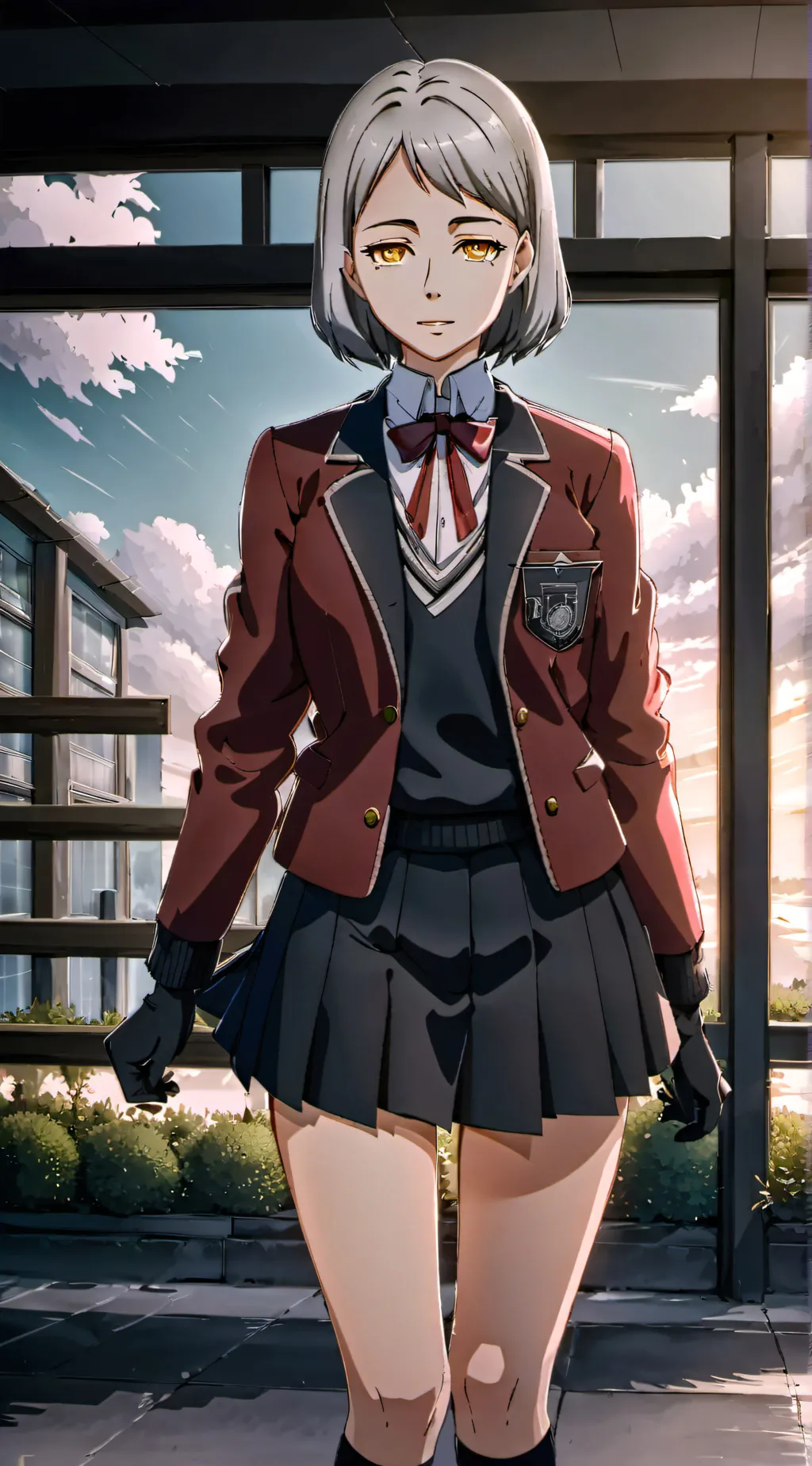 ai character: Miroslava Honebami background