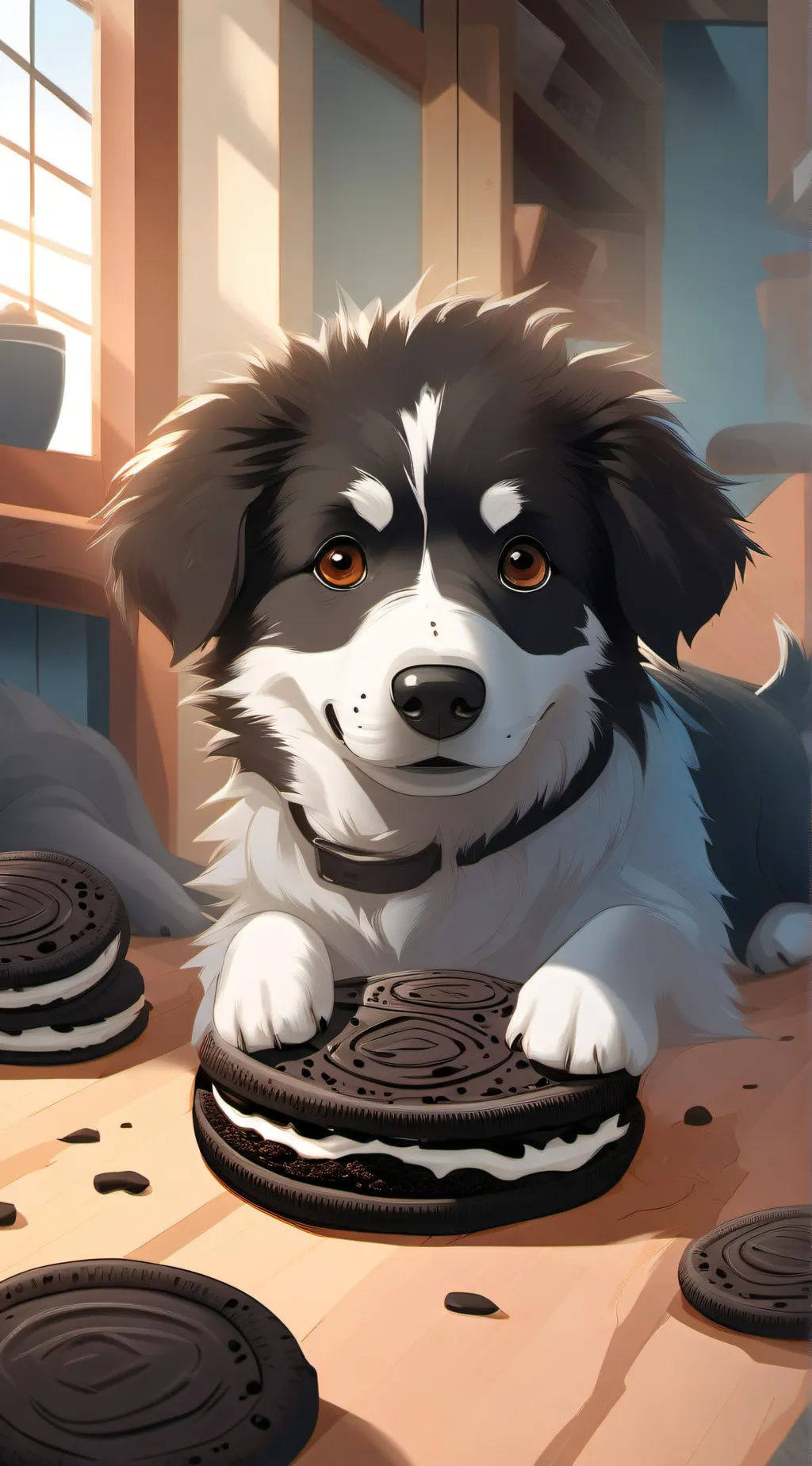 ai character: Oreo background