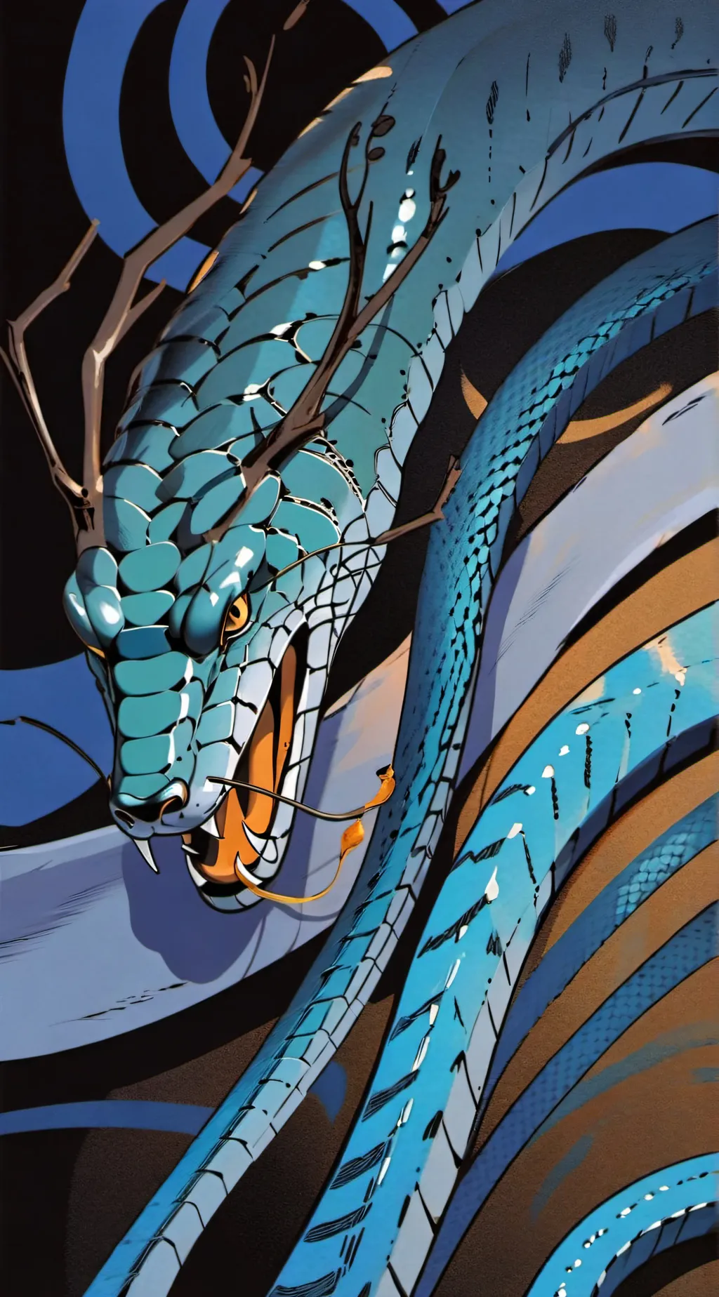 ai character: Snake gang! background