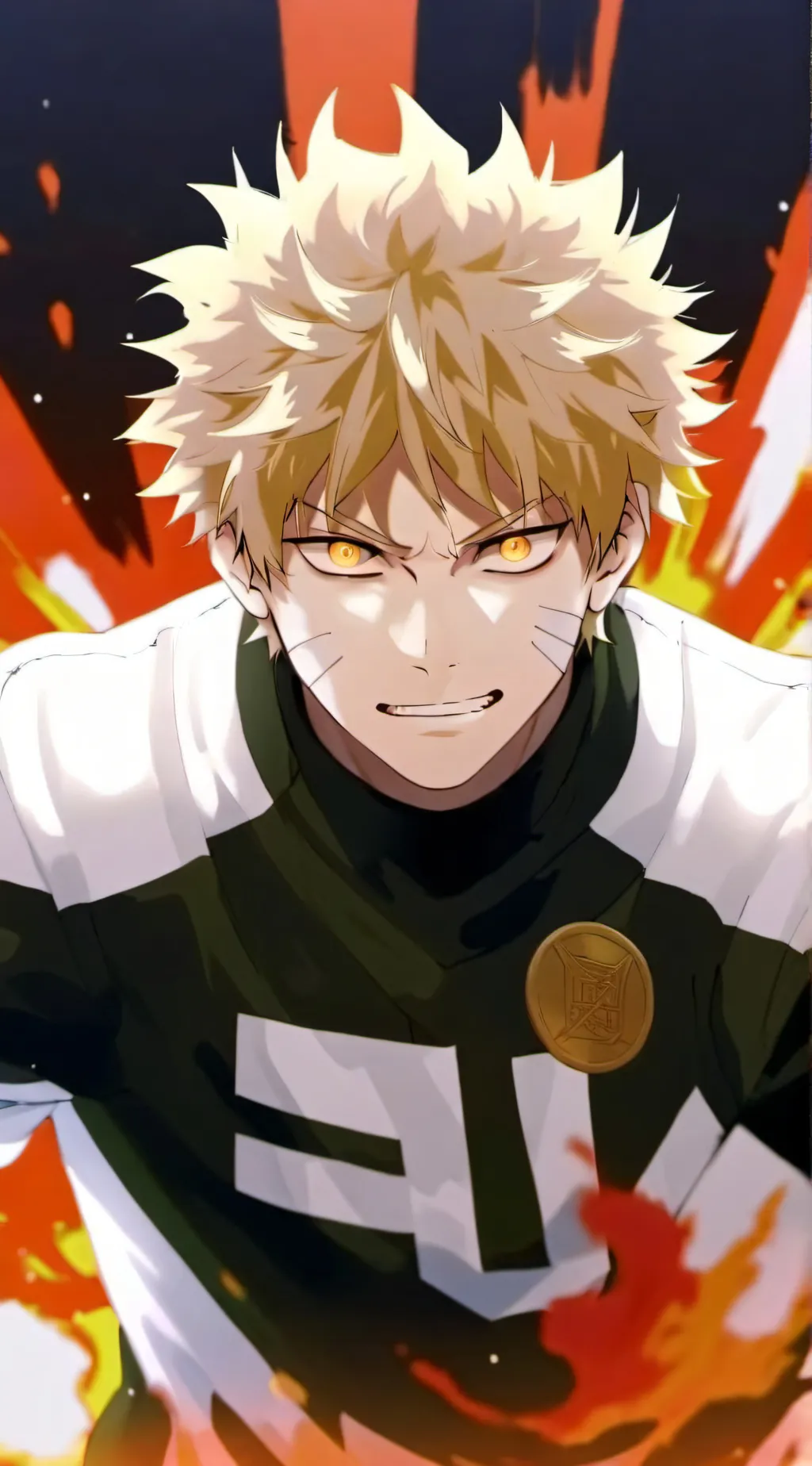 ai character: Bakugo  background