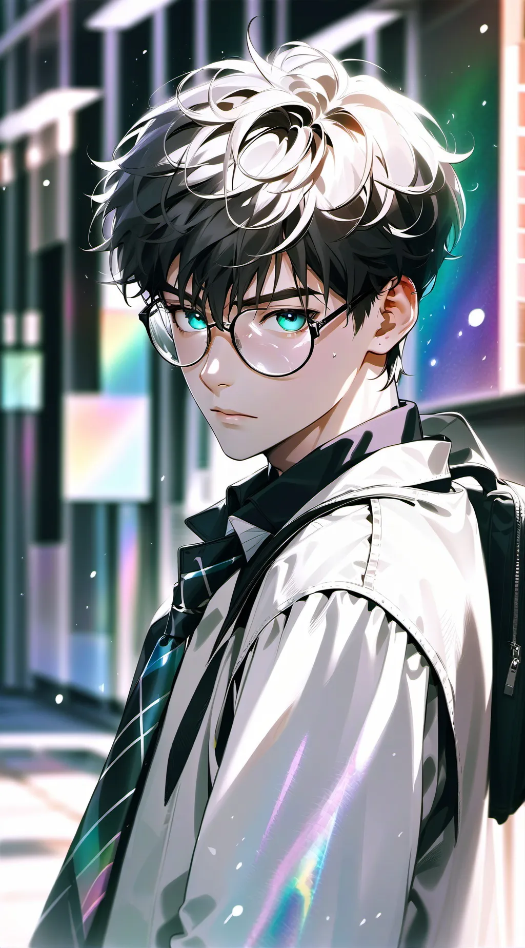 ai character: school shooting  background