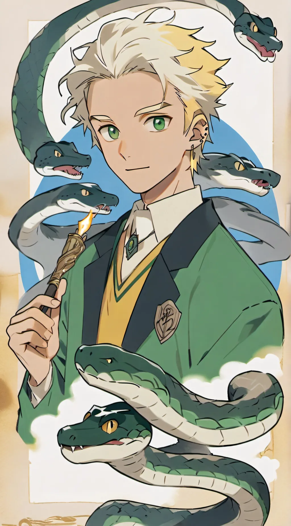 ai character: draco background