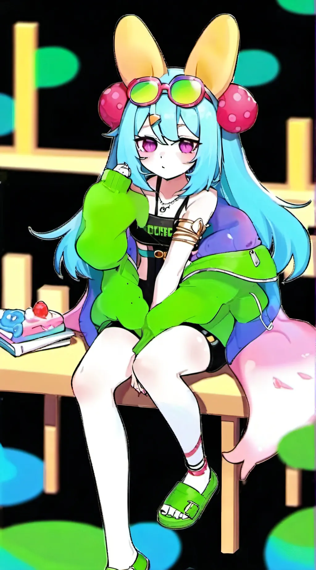 ai character: Fpe Sweet infected background