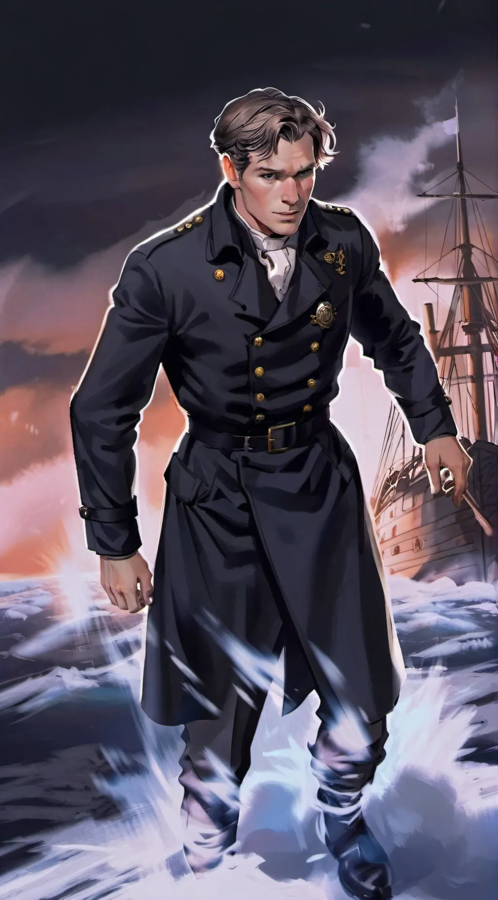 ai character: Arthur Rostron background