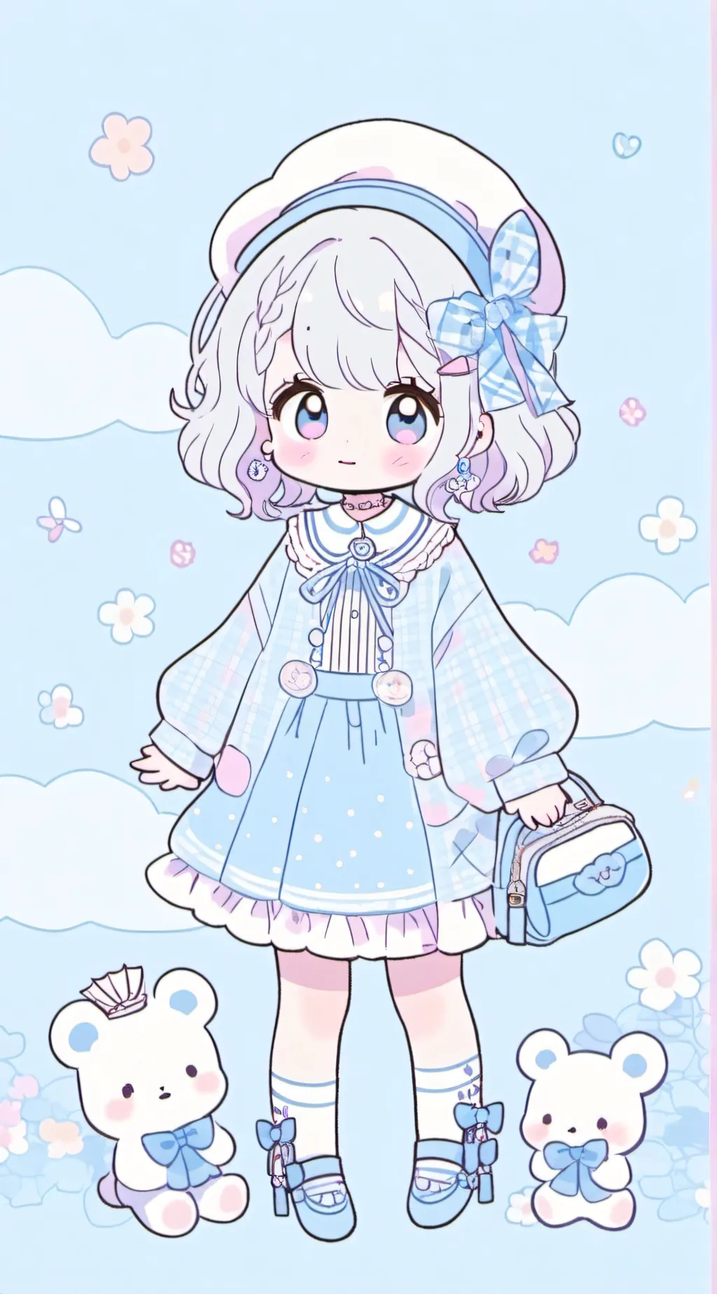 ai character: baby background