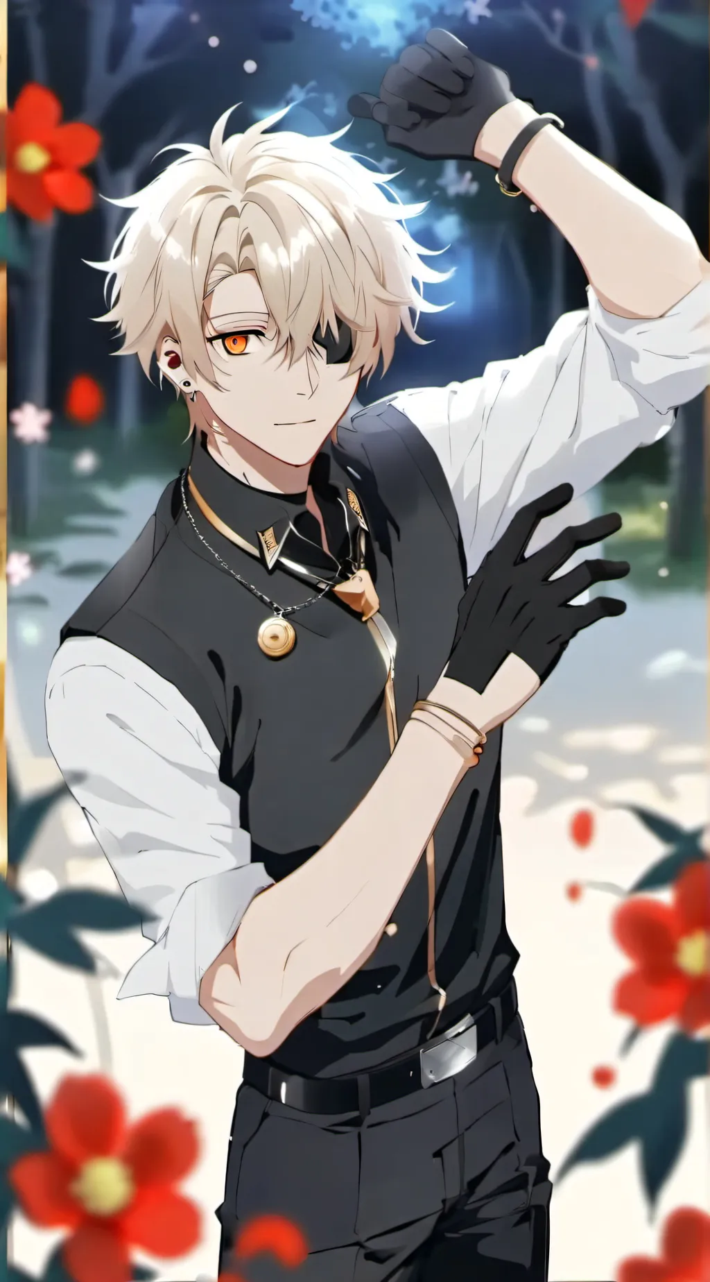 ai character: Lucas 😏  background
