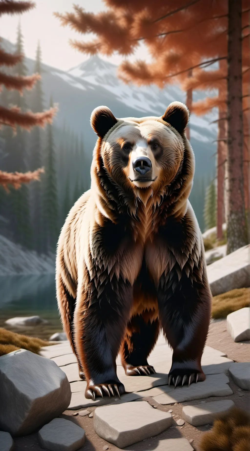 ai character: the evil bear background