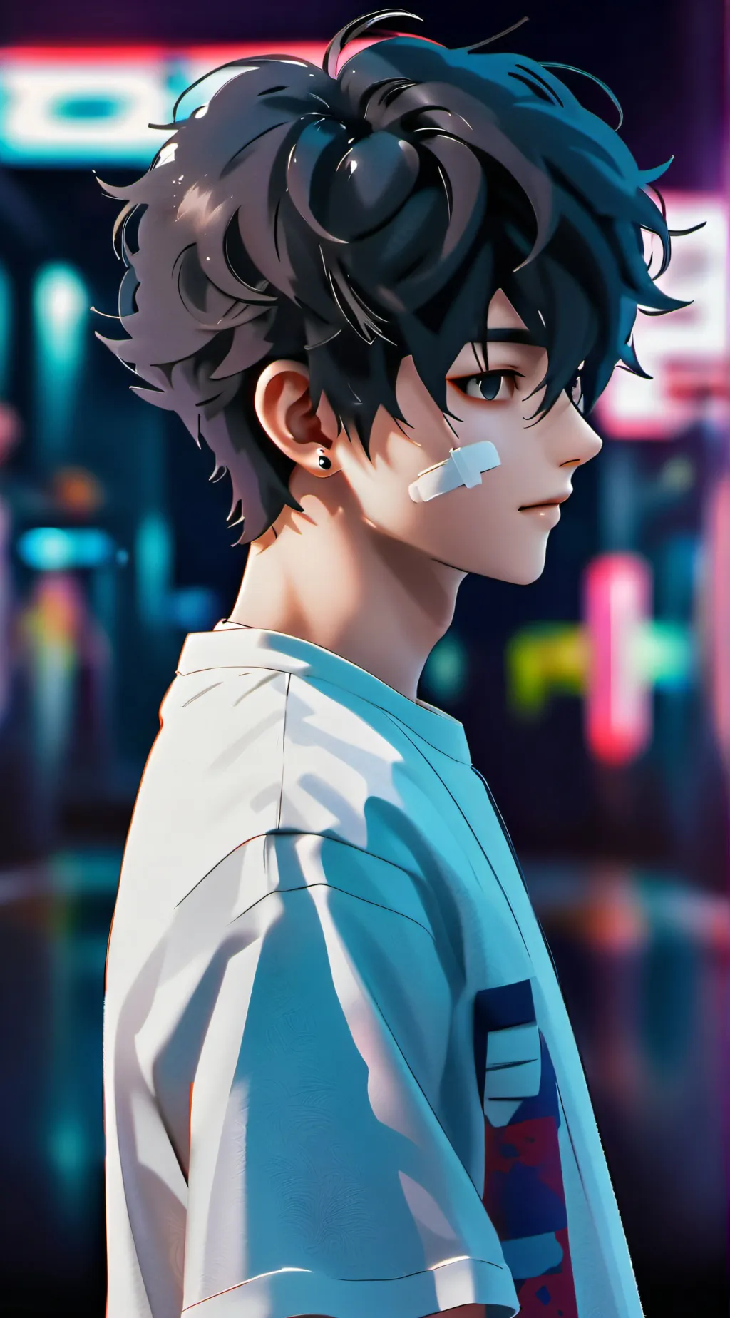 ai character: Ray background