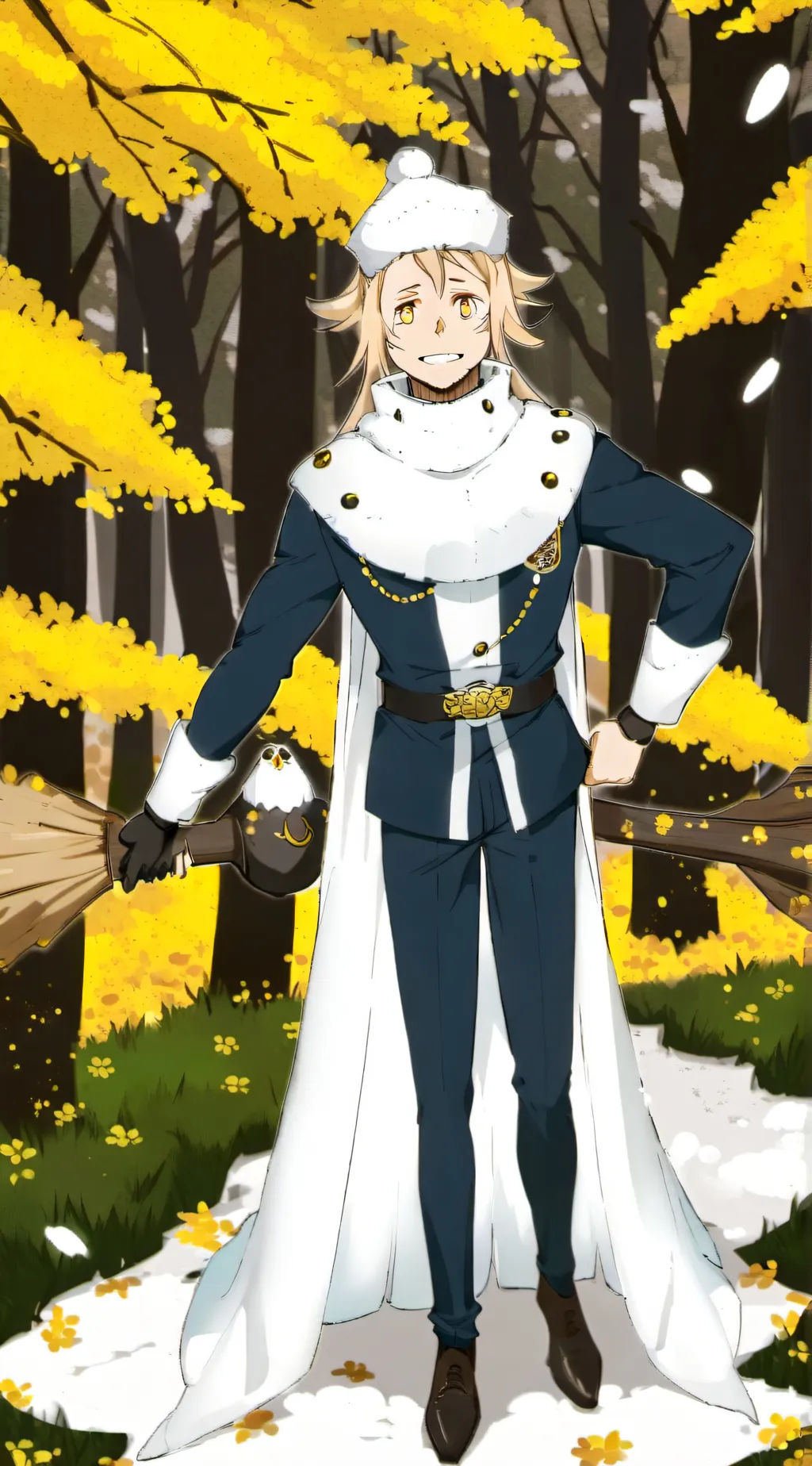 ai character: koji koda  background