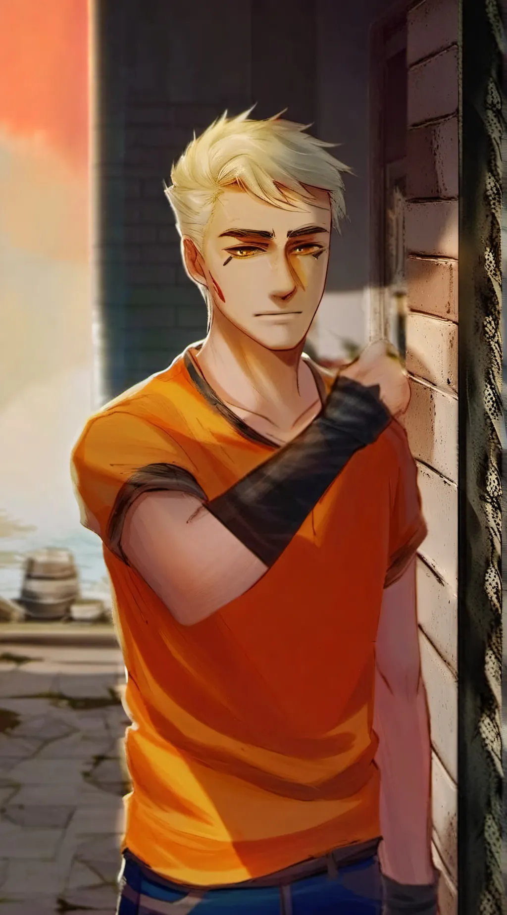 ai character: Luke from PJO background