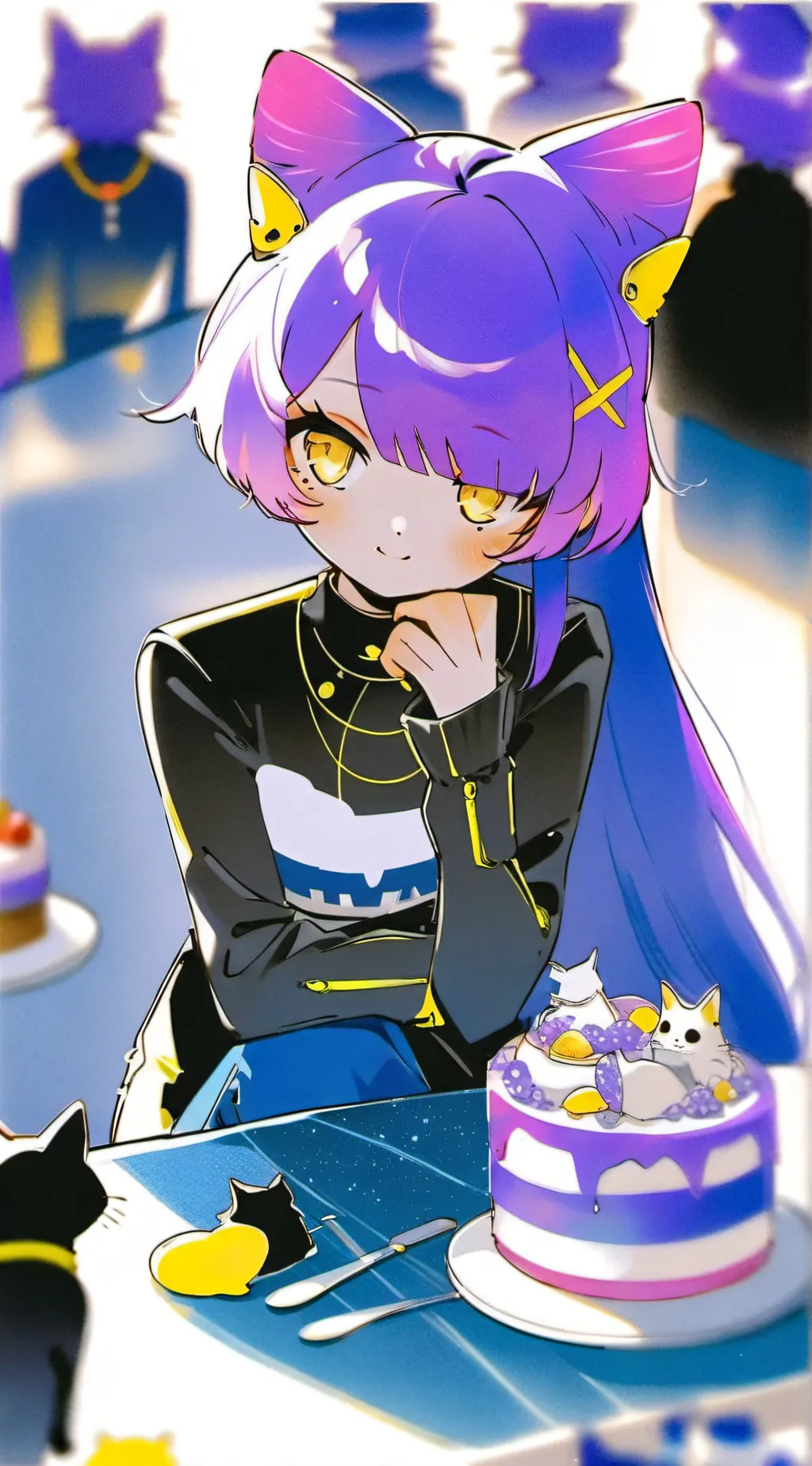 ai character: Aleesya Kit background