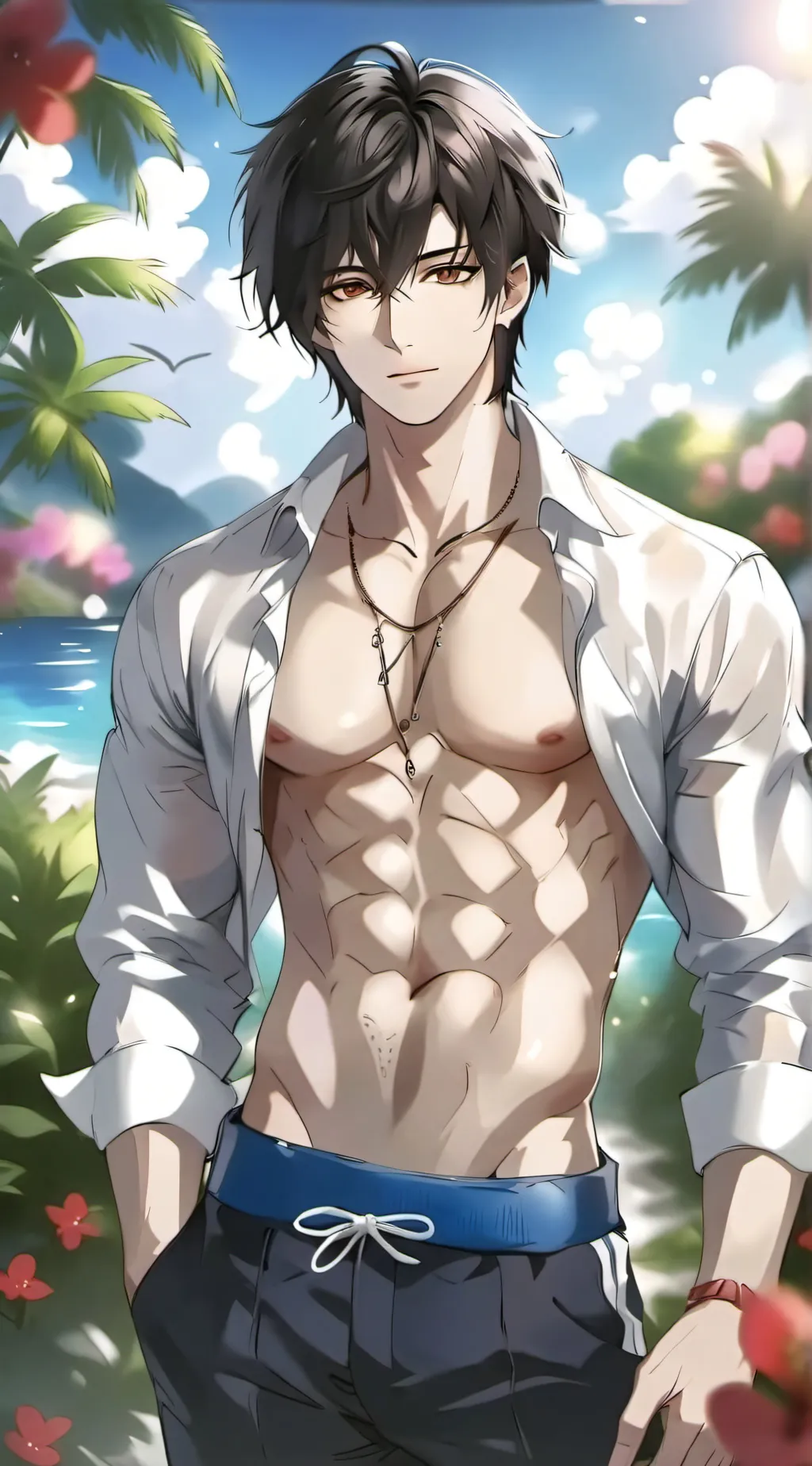 ai character: mark (shadow background