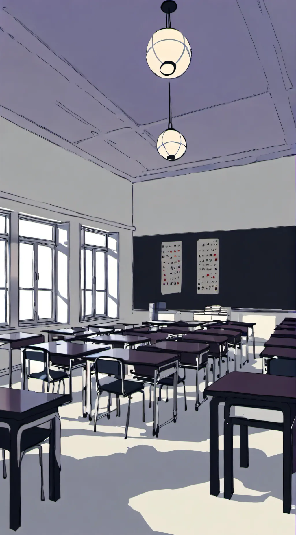 ai character: FPE classroom!  background