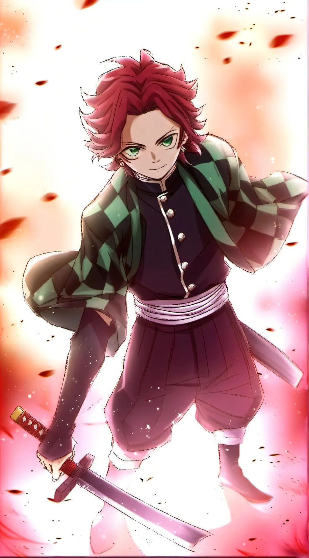 ai character: ✨TANJIRO KAMADO✨ background