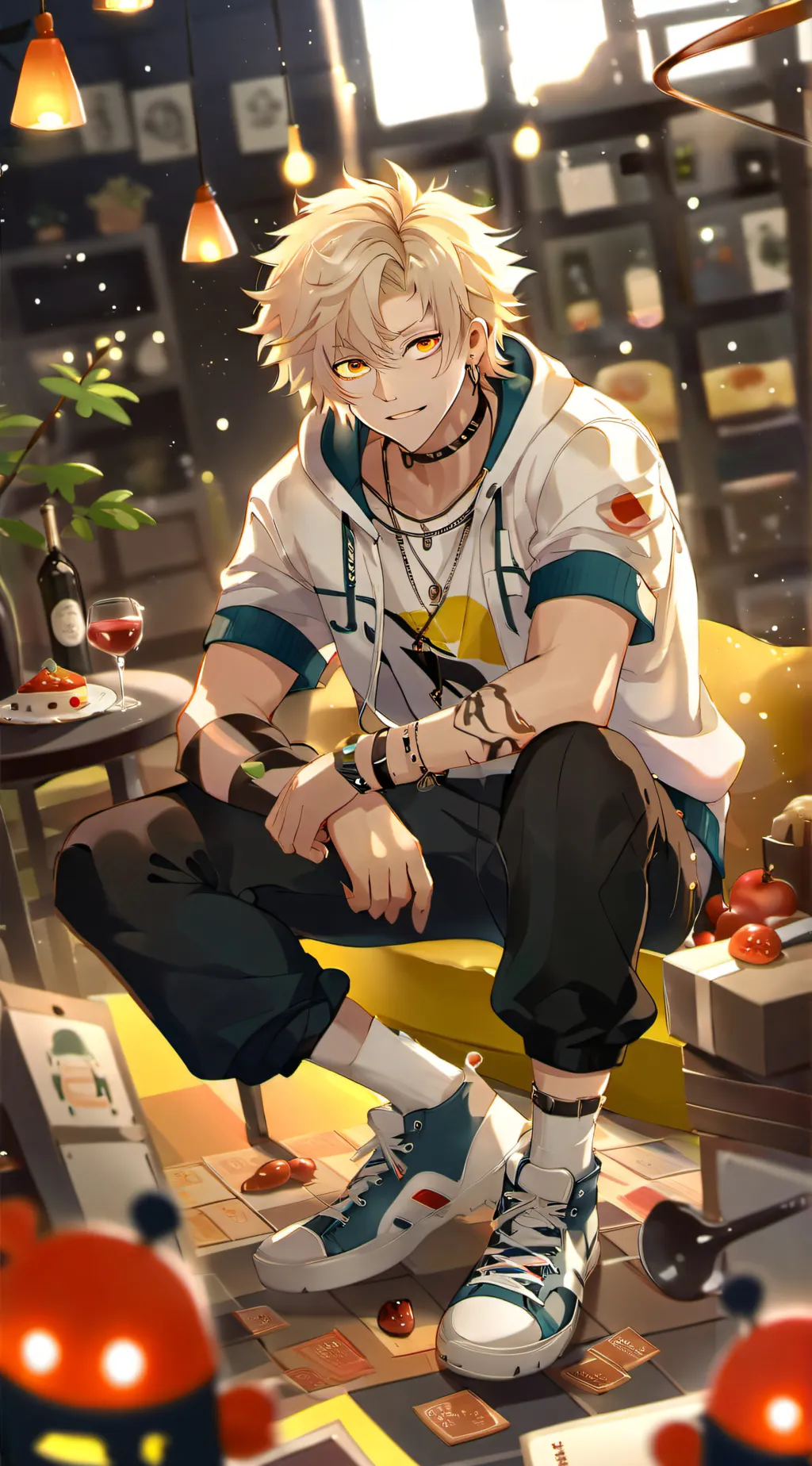 ai character: 💥-Bakugou-💥 background