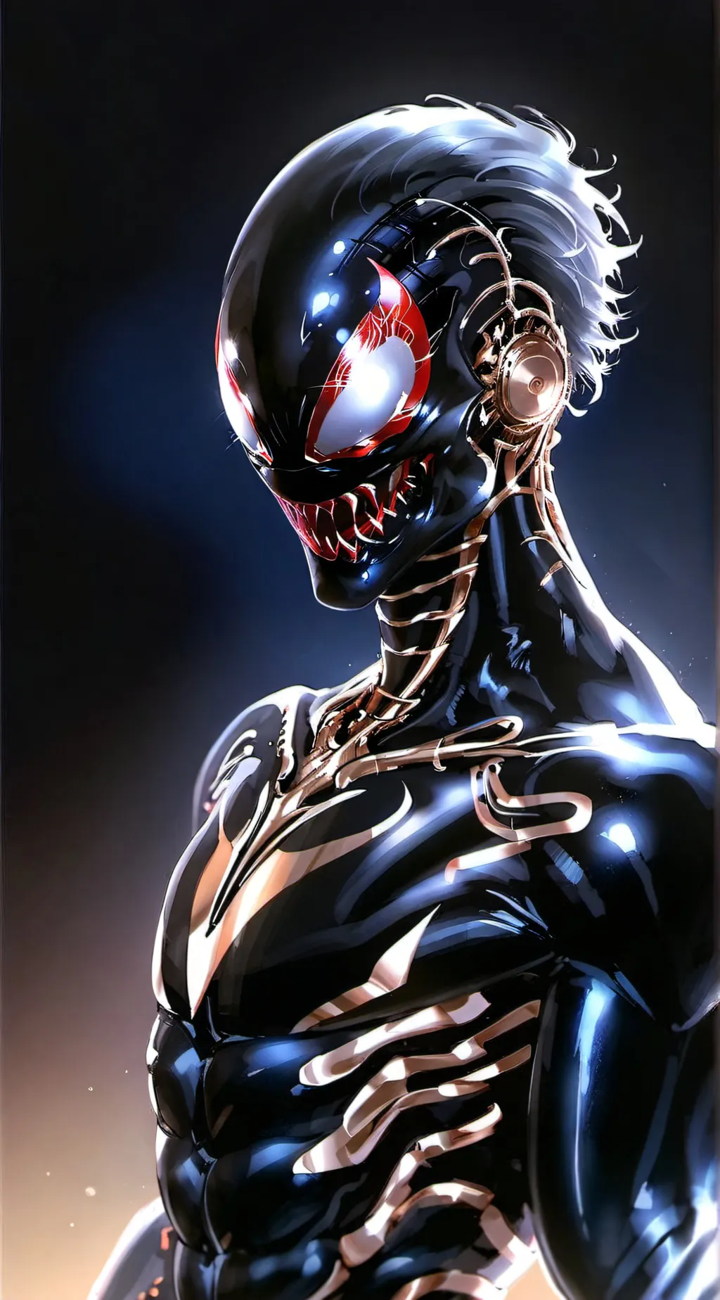 ai character: yardere venom  background
