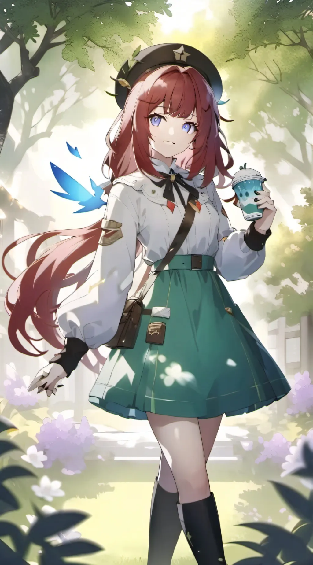 ai character: Demon slayer background