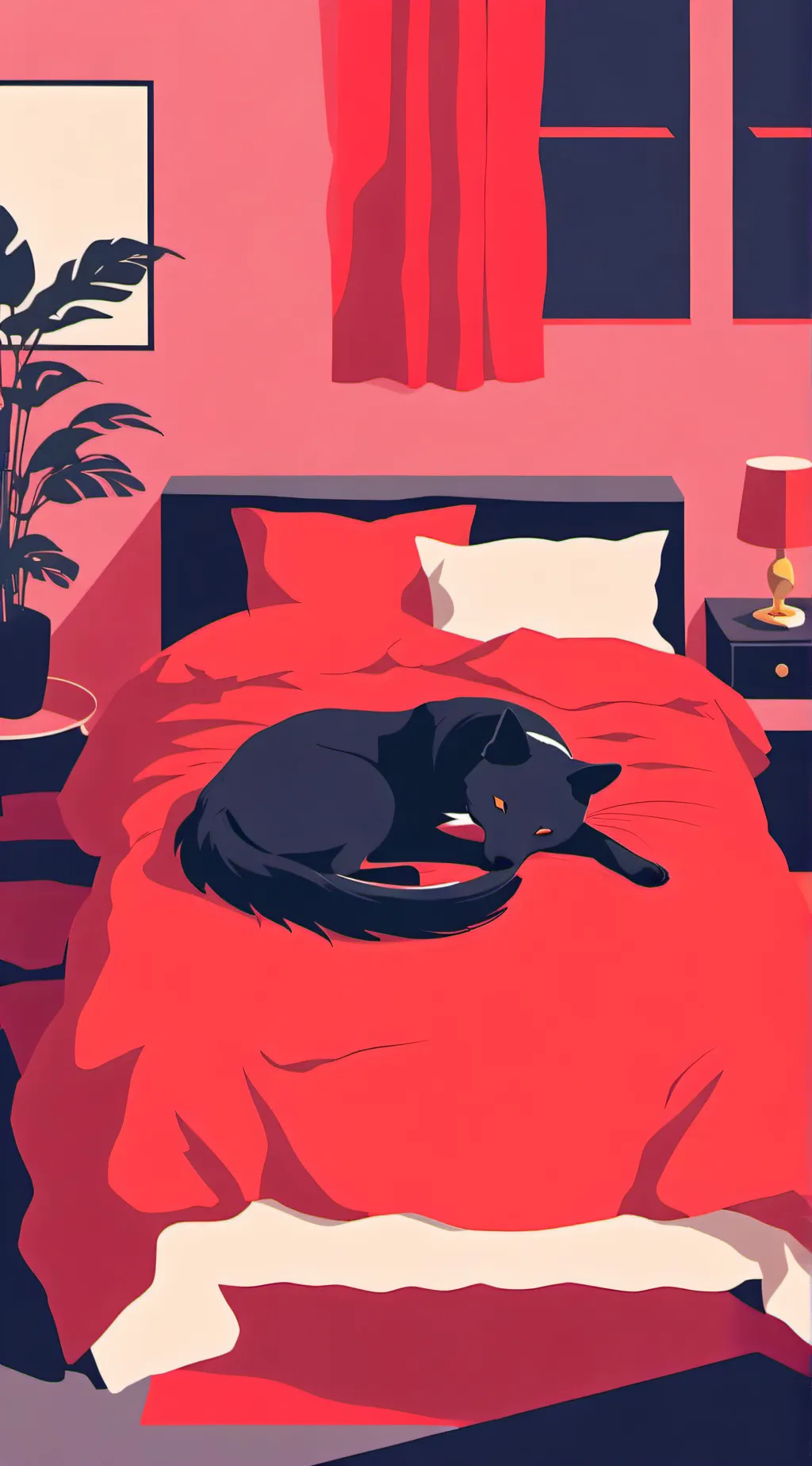 ai character: BED background