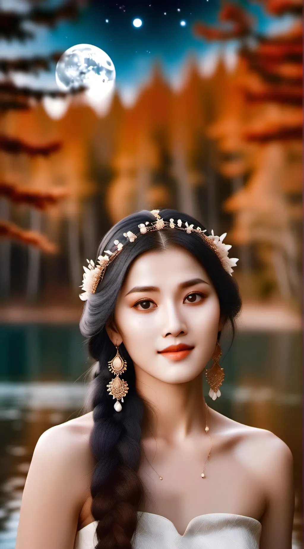 ai character: Aura background