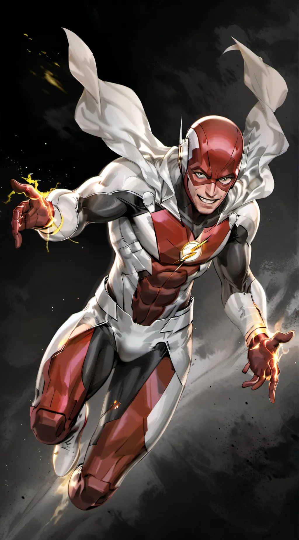 ai character: Flash del futuro background