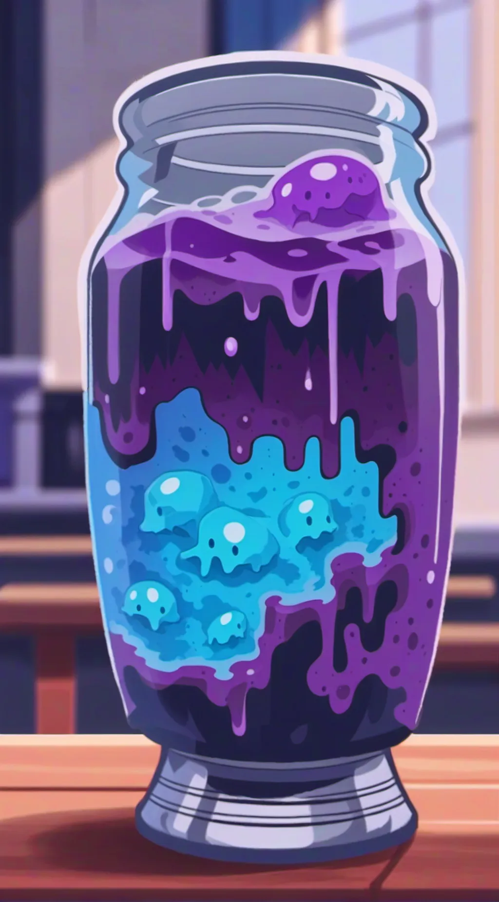ai character: Slime background