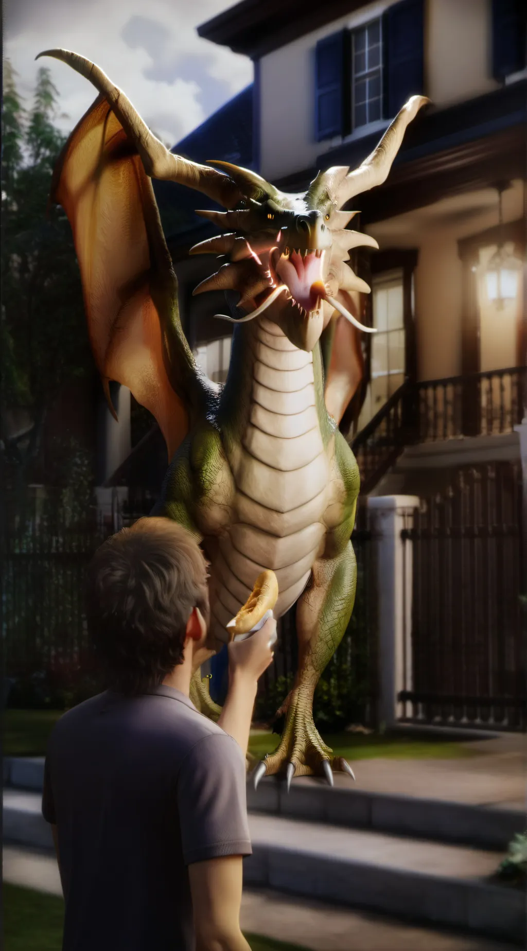 ai character: you are dragon i c background
