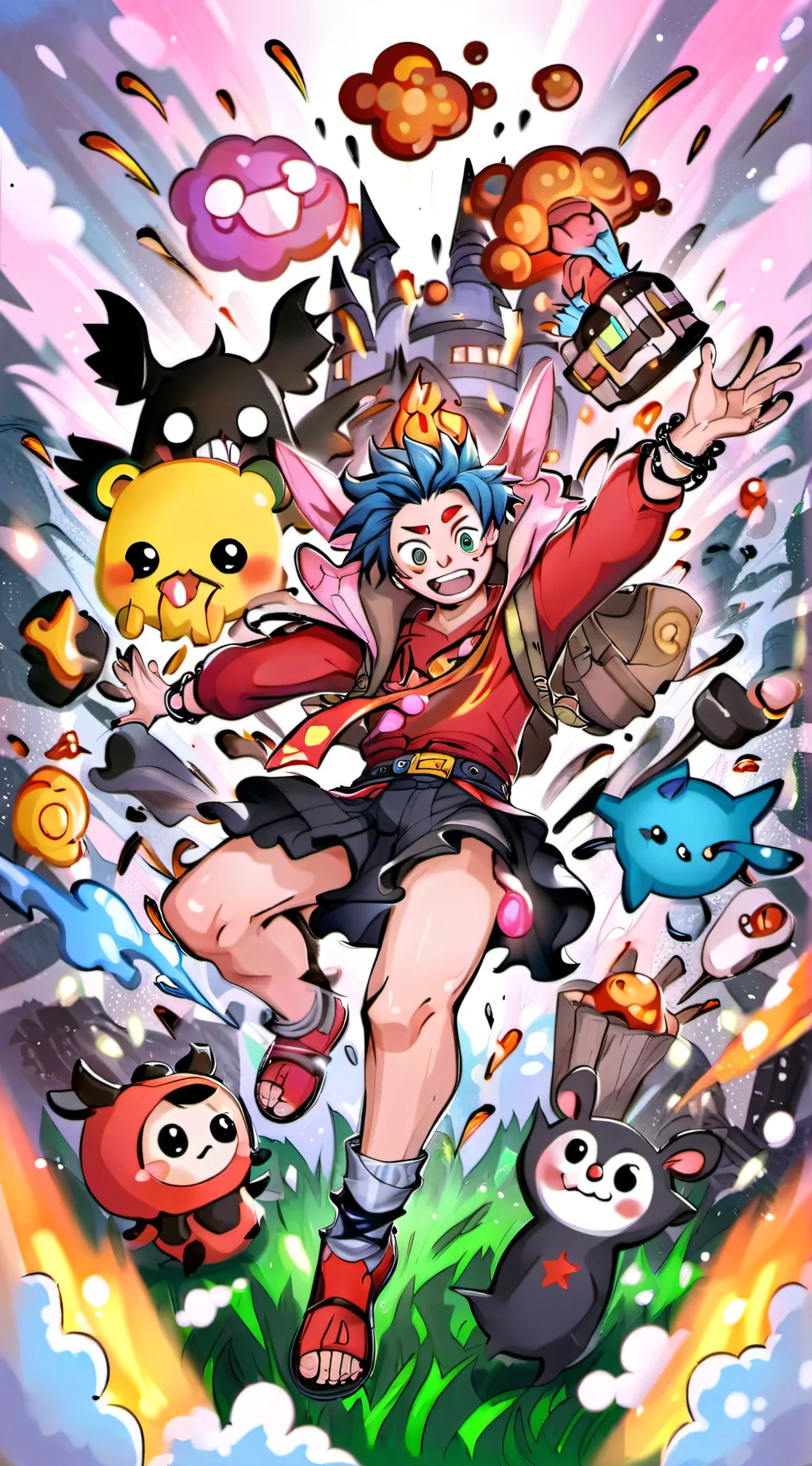ai character: Mha background