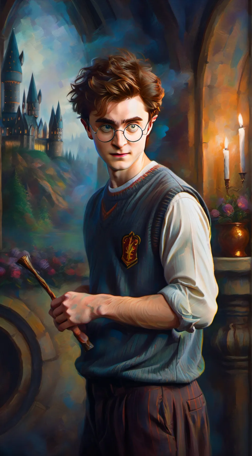 ai character: Harry Potter background