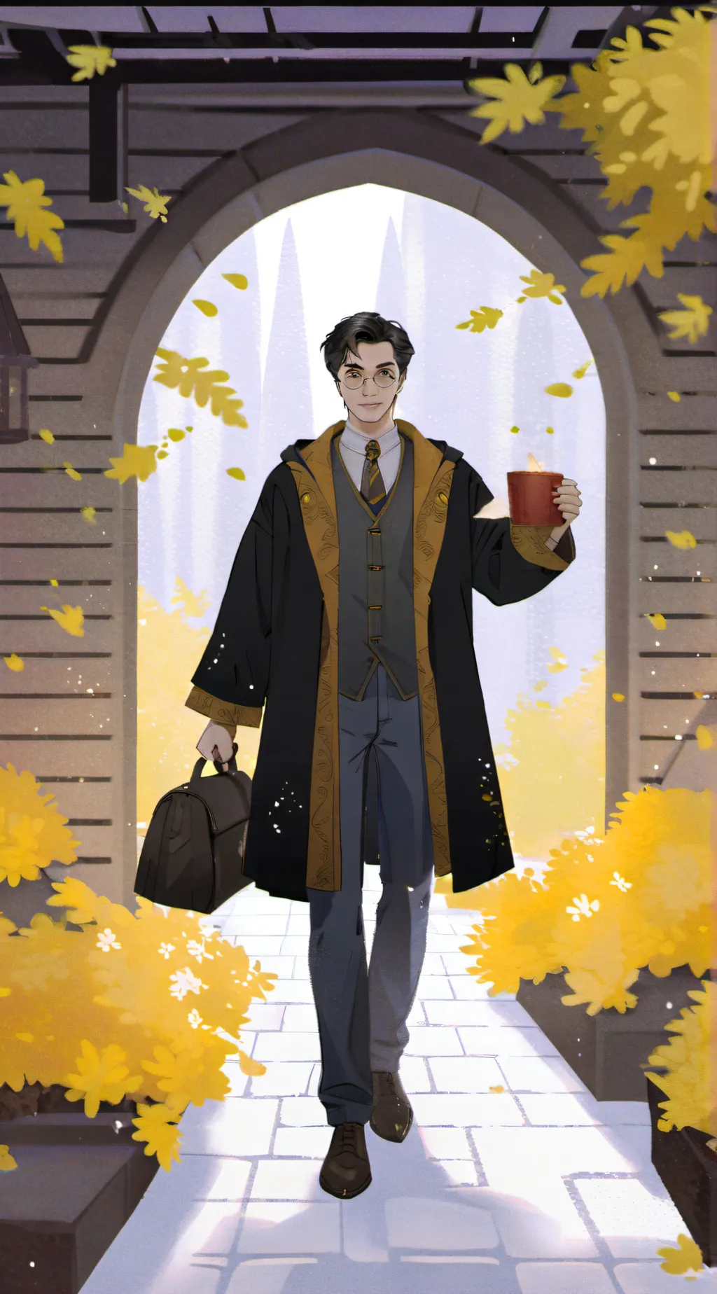 ai character: Hogwarts trouble background