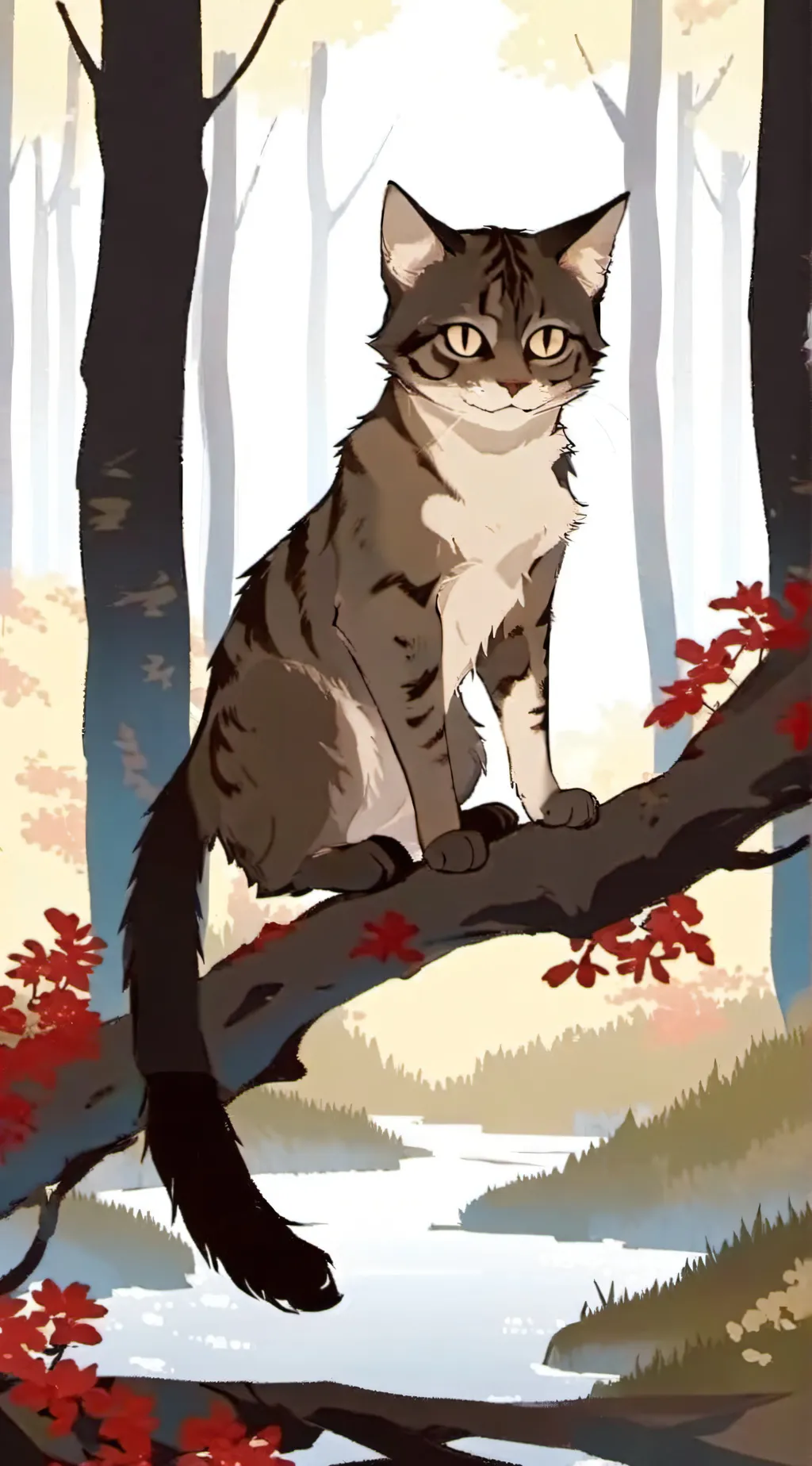 ai character: BramblePaw background
