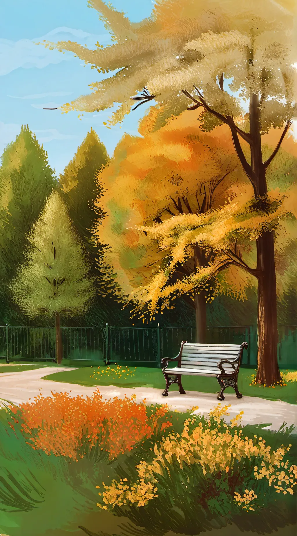 ai character: CH park  background