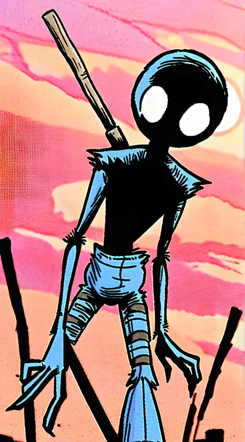 ai character: GAMBLECORE background