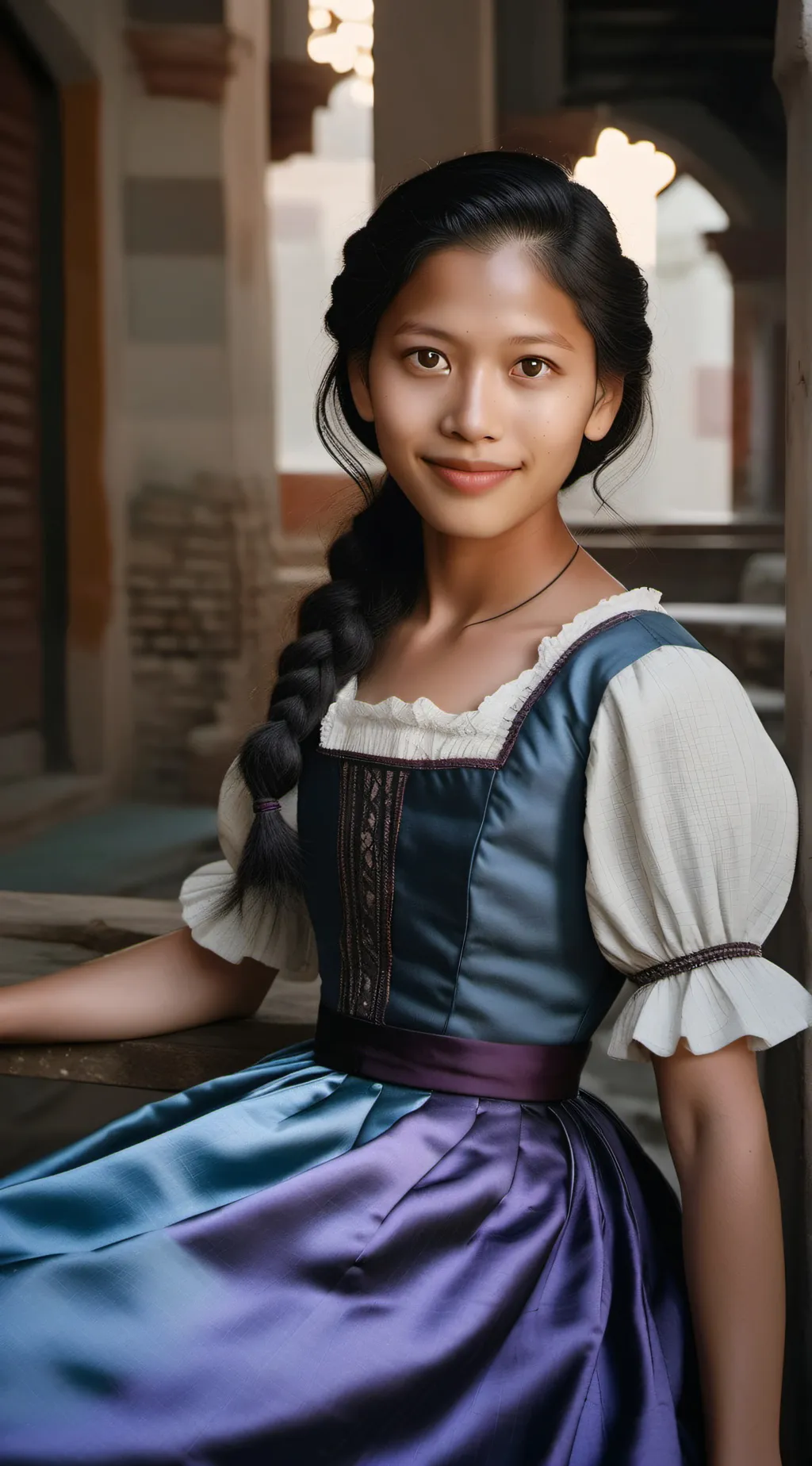 ai character: Lluvia background