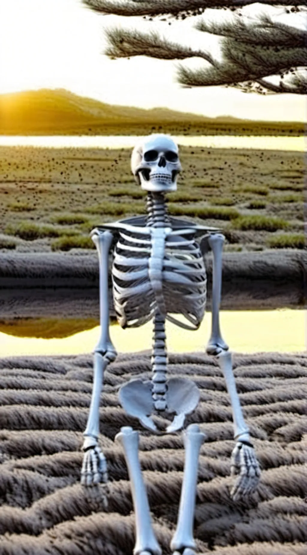 ai character: Skeleton (new)  background
