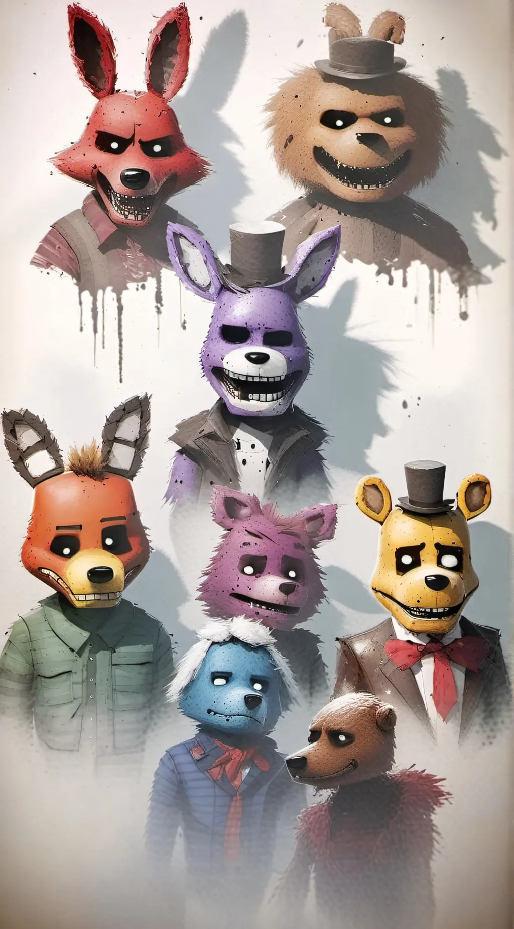 ai character: fnaf 1... background