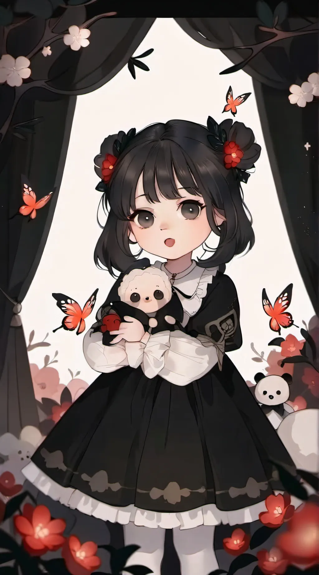 ai character: Demon slayer  background