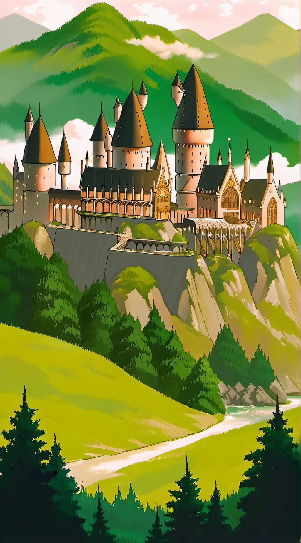 ai character: hogwarts background