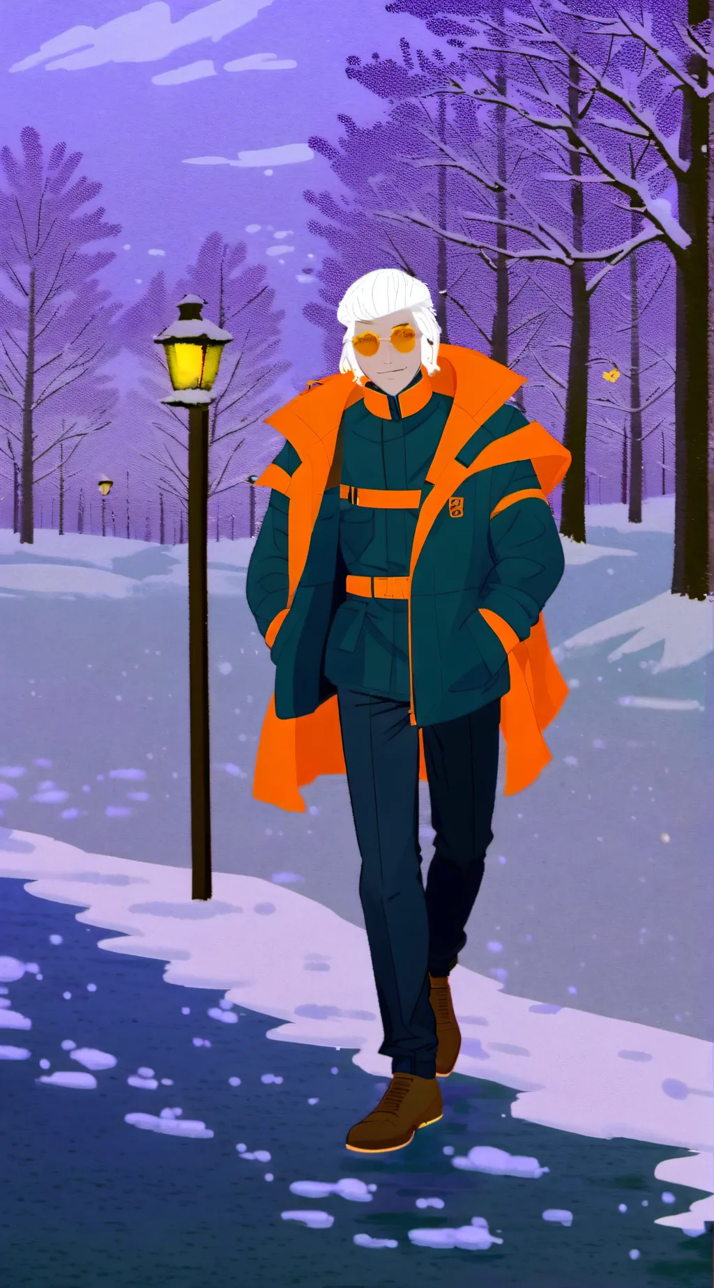 ai character: Sky background