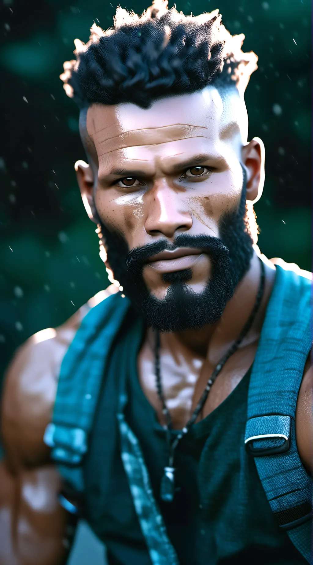 ai character: chad man background