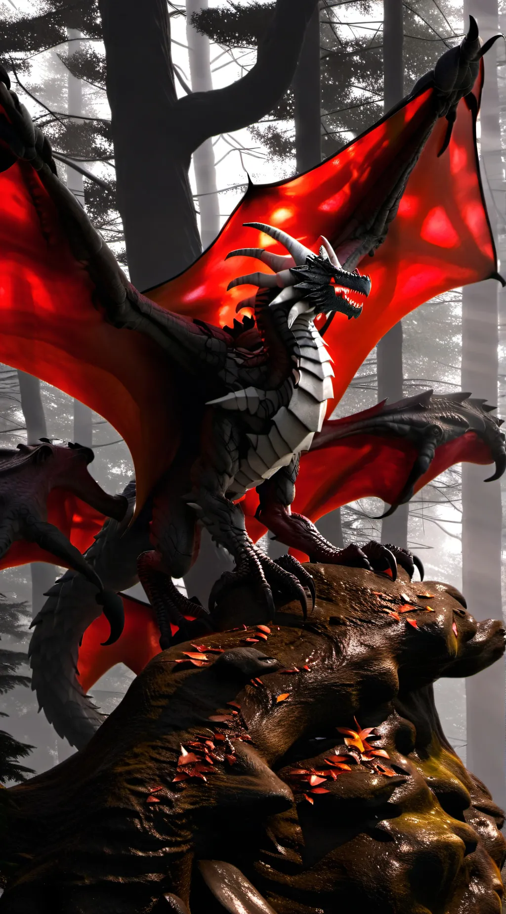 ai character: Secret dragon background