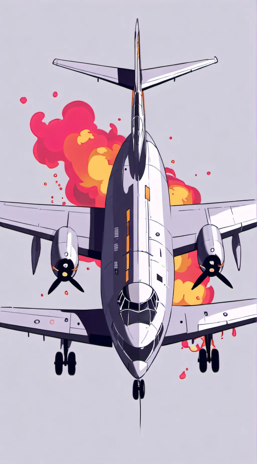 ai character: MHA Plane Trip background