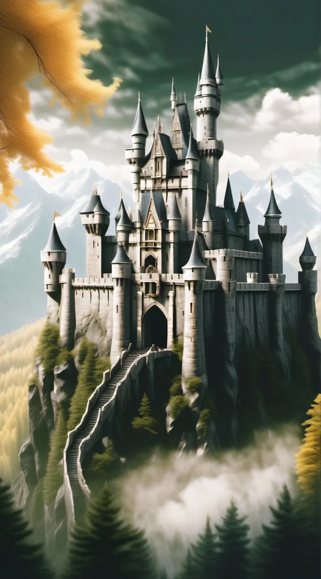 ai character: Hogwarts! background