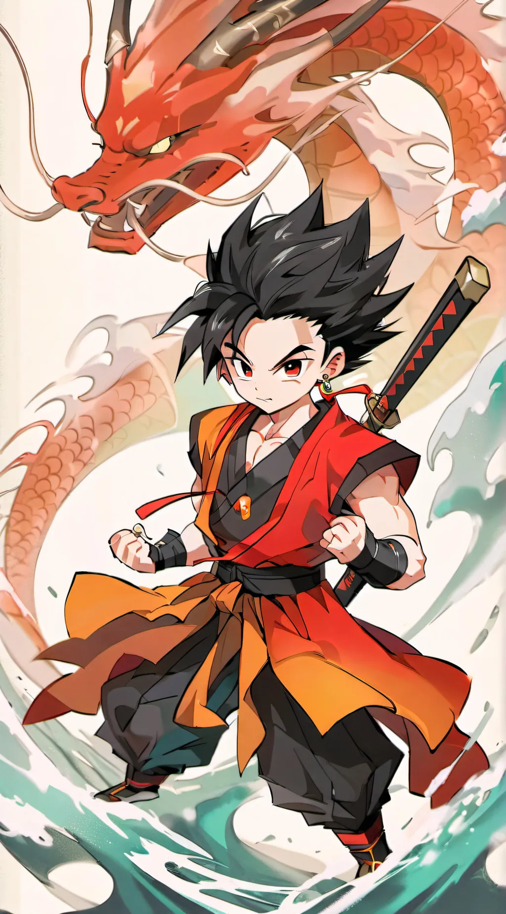 ai character: Sallid(DBZ RP) background