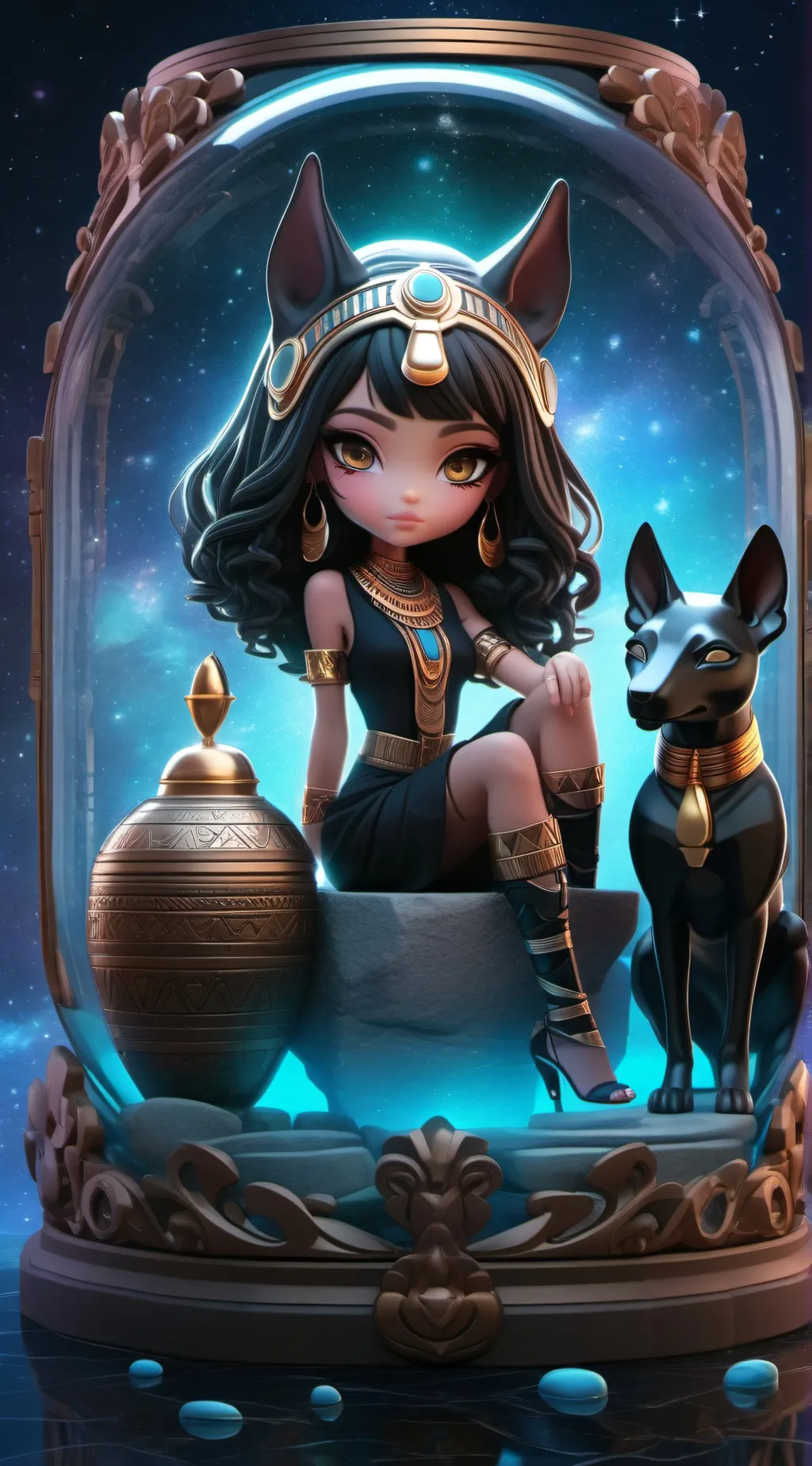 Talkie AI - Chat with Anubis in a Jar