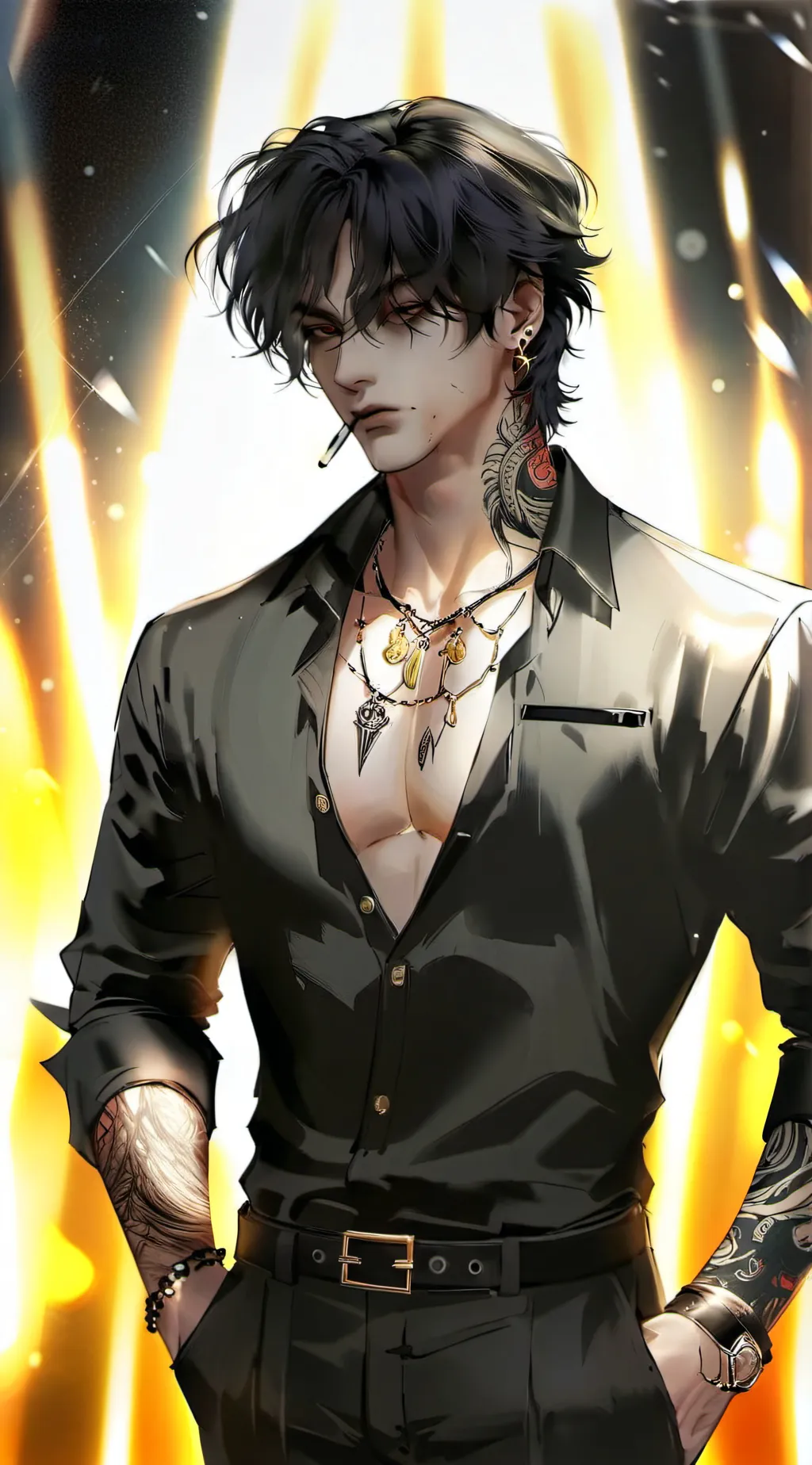 ai character: Marco  background