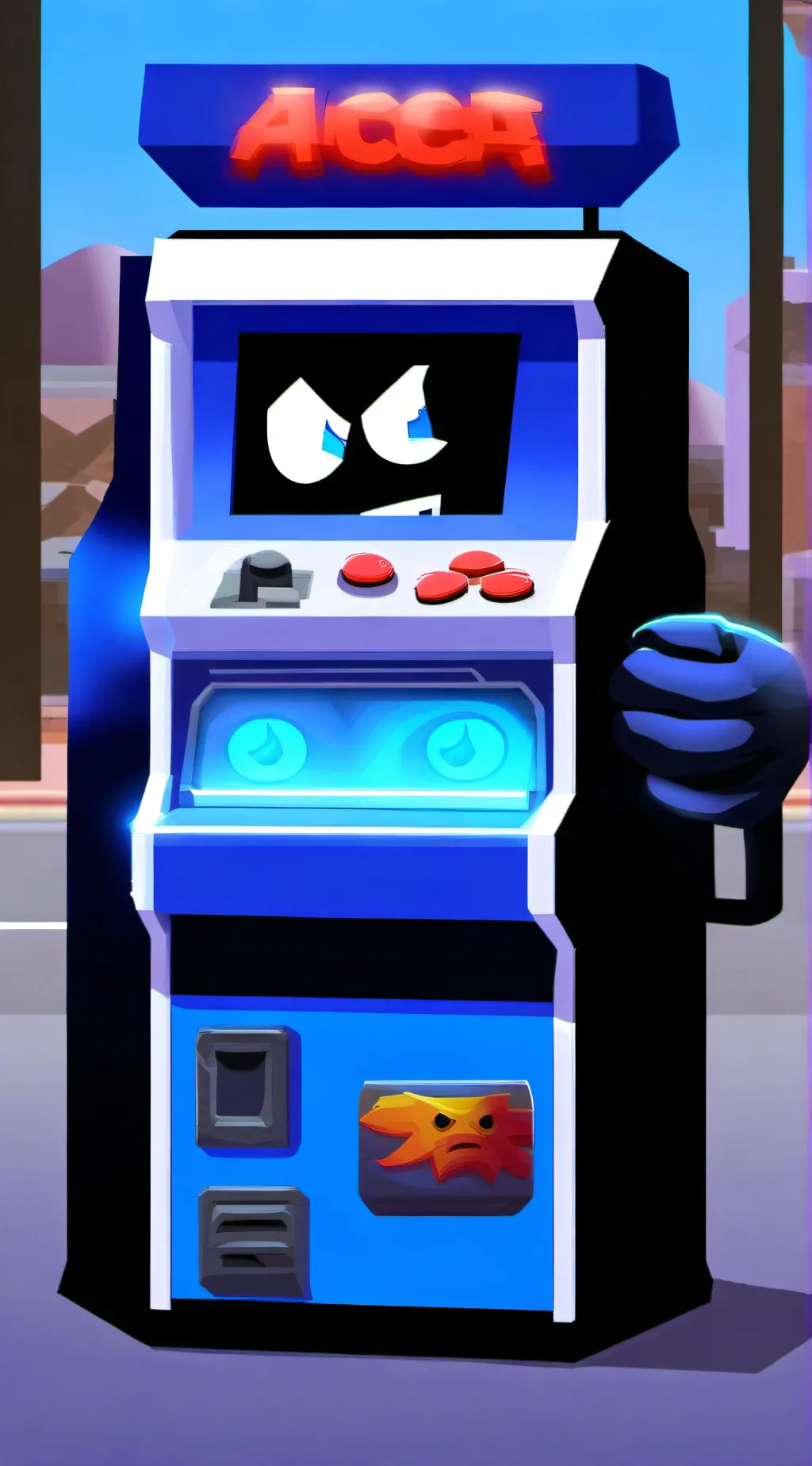 ai character: 8-Bit(Brawl Stars) background